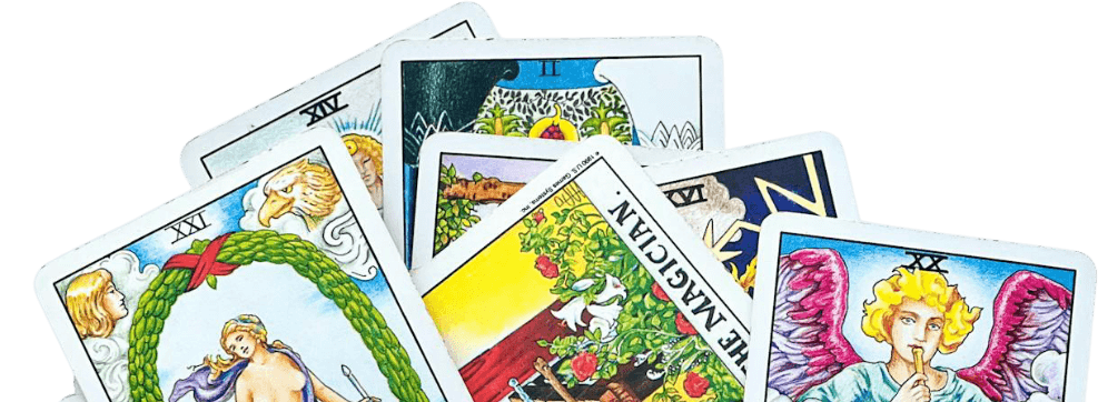 Pila di carte tarocchi